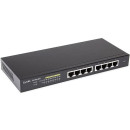ZyXEL GS1900-8HP v3 8port GbE LAN PoE (70W) smart menedzselhető switch GS1900-8HP-EU0103F