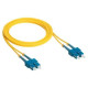 Legrand 032606 patch kábel optika OS1/OS2 (UPC) monomódusú LC/LC duplex 9/125um LSZH (LSOH) sárga 1 méter LCS3 032606