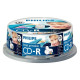 Philips CD-R80IW 52x nyomtatható cake box lemez 25db/csomag PH892377