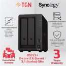 Synology DiskStation DS723+ 0/2HDD DS723+