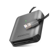 Axagon CRE-S3 USB-A 3.2 SD/microSD/CF külső kártyaolvasó CRE-S3 Axagon CRE-S3 USB-A 3.2 SD/microSD/CF külső kártyaolvasó CRE-S3