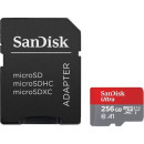 Sandisk 256GB SD micro (A1 Class 10 UHS-I) Ultra Android memória kártya 215423