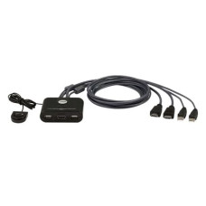 Eloszt&oacute; KVM  2PC USB HDMI ATEN CS22HF-AT+k&aacute;bel CS22HF-AT