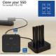 ACT AC1502 M.2 NVMe/PCIe dual SSD Docking Clone Station USB-C 3.2 Gen2 Black AC1502 ACT AC1502 M.2 NVMe/PCIe dual SSD Docking Clone Station USB-C 3.2 Gen2 Black AC1502