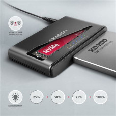 AXAGON ADSA-CC USB-C 10Gbps M.2 NVMe + SATA SSD/HDD adapter ADSA-CC AXAGON ADSA-CC USB-C 10Gbps M.2 NVMe + SATA SSD/HDD adapter ADSA-CC