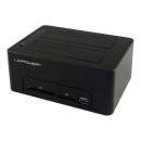 LC Power LC-DOCK-U3-HUB HDD Docking Station Black LC-DOCK-U3-HUB