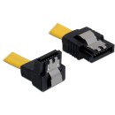 DELOCK kábel SATA 6 Gb/s egyenes-90 fok le 50cm sárga 82811 DELOCK kábel SATA 6 Gb/s egyenes-90 fok le 50cm sárga 82811