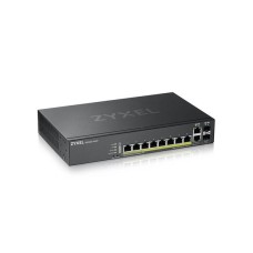ZYXEL Switch 8x1000Mbps (8xPOE) + 2xGigabit kombó SFP, Menedzselhető Rackes, GS2220-10HP-EU0101F GS2220-10HP-EU0101F ZYXEL Switch 8x1000Mbps (8xPOE) + 2xGigabit kombó SFP, Menedzselhető Rackes, GS2220-10HP-EU0101F GS2220-10HP-EU0101F
